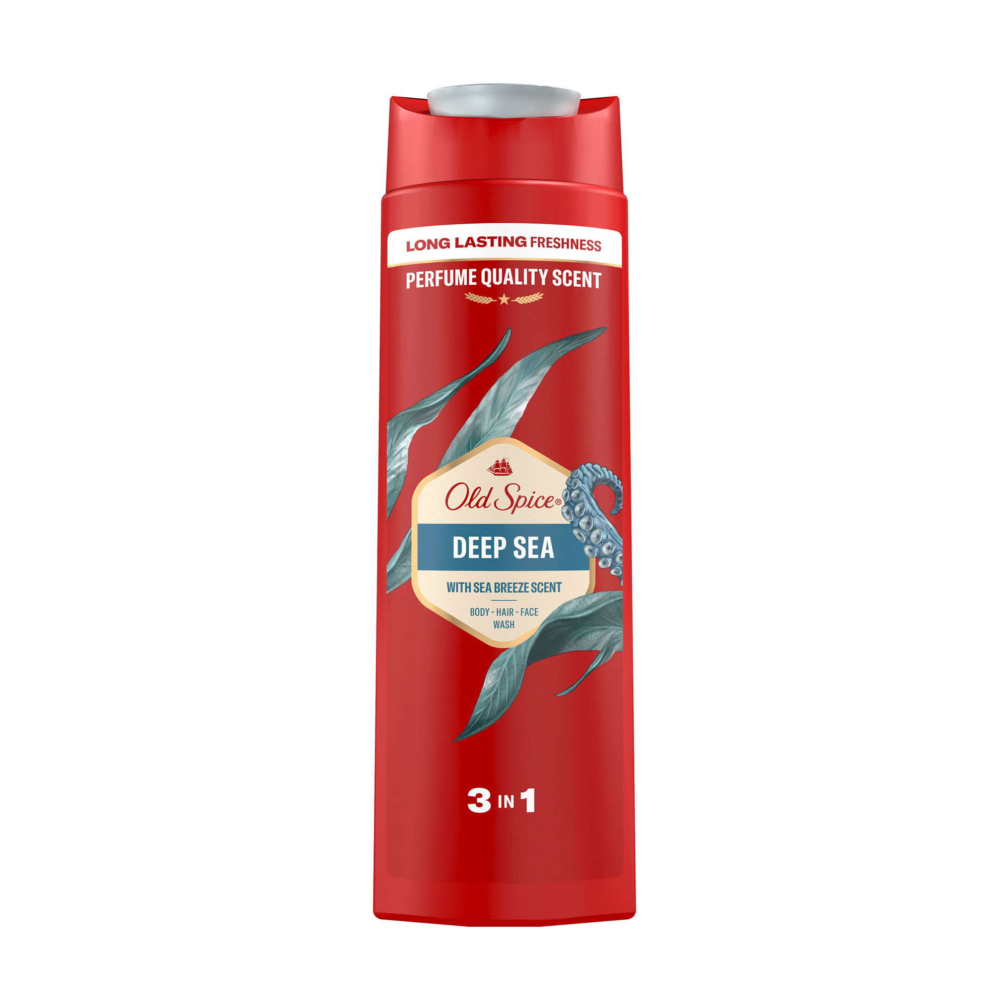 Чоловічий гель для душу + шампунь 3 в 1 OLD SPICE Deep Sea with Minerals, 400 мл